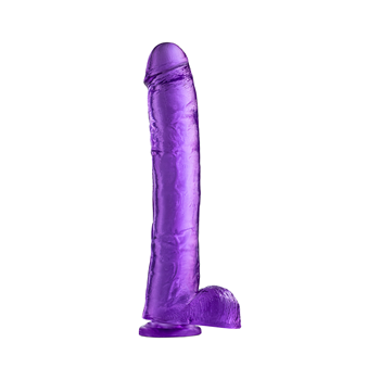 Plus - Hefty ‘n’ Hung - Dildo - 35,6 cm (Paars)